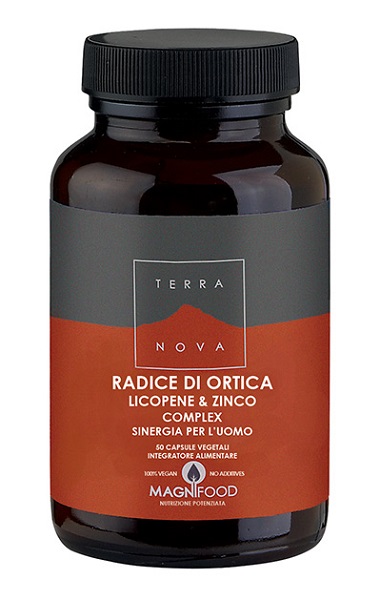 TERRANOVA RADICE ORTICA LICOPENE ZINCO SINERGIA UOMO 50 CAPSULE - Pharmaleader