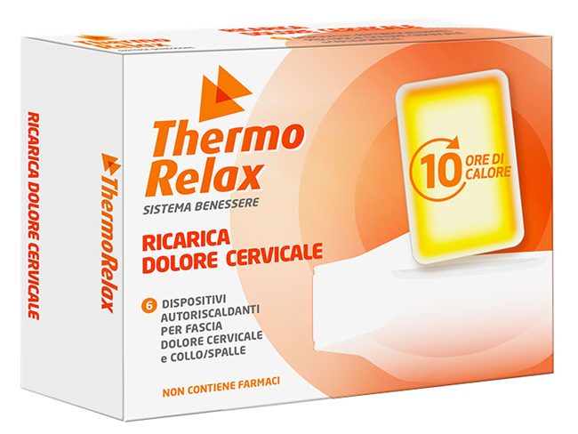 THERMORELAX RICARICA PER FASCIA DOLORE CERVICALE 6 DISPOSITIVI AUTORISCALDANTI - Pharmaleader
