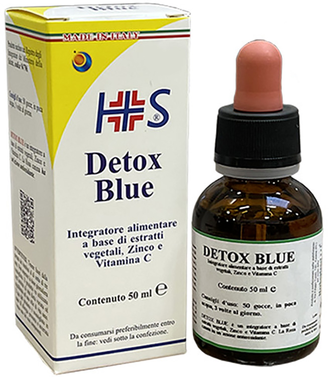 DETOX BLUE GOCCE 50 ML - Pharmaleader