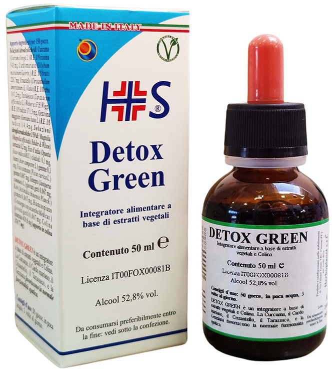 DETOX GREEN GOCCE 50 ML - Pharmaleader