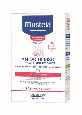 MUSTELA AMIDO DI RISO 180 G - Pharmaleader