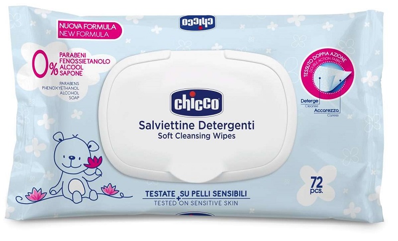 CHICCO COSMESI SALVIETTE 72 PEZZI PLAQ - Pharmaleader