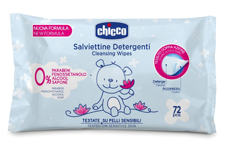 CHICCO COSMESI SALVIETT 72 PEZZI SENZA PLAQ - Pharmaleader
