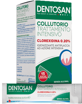 DENTOSAN COLLUTORIO MONODOSE INTENSIVO 0,20% 15 BUSTINE DA 10 ML - Pharmaleader