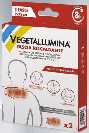 VEGETALLUMINA FASCIA RISCALDANTE 2 PEZZI - Pharmaleader