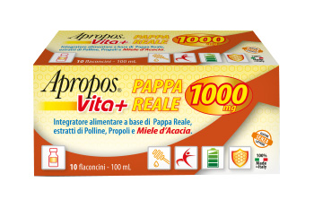 APROPOS VITA+ PAPPA REALE 1000MG 10 FLACONCINI DA 10 ML - Pharmaleader