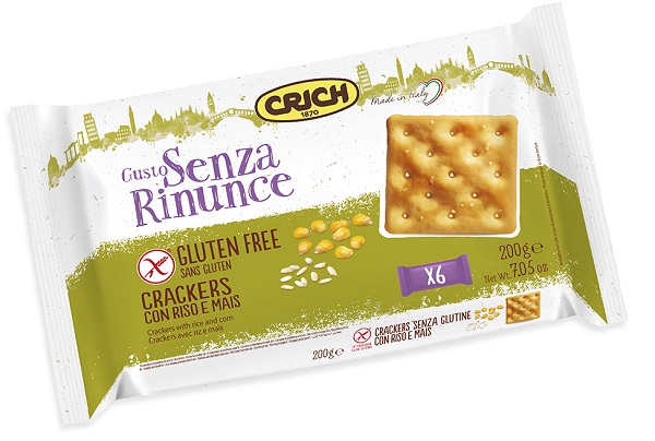 GUSTO SENZA RINUNCE CRACKERS CON RISO E MAIS 6 CONFEZIONI 200 G - Pharmaleader