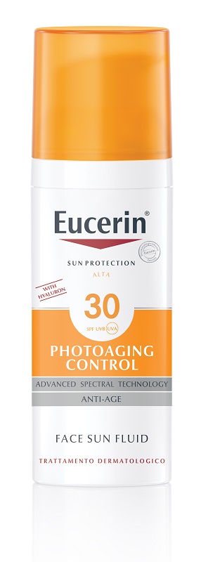 EUCERIN SUN PROTECTION SPF 30 PHOTOAGING CONTROL FACE SUN FLUID ANTI AGE 50 ML - Pharmaleader
