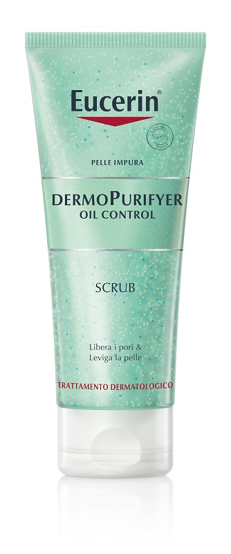 EUCERIN PELLE IMPURA DERMOPURIFYER OIL CONTROL SCRUB 100 ML - Pharmaleader