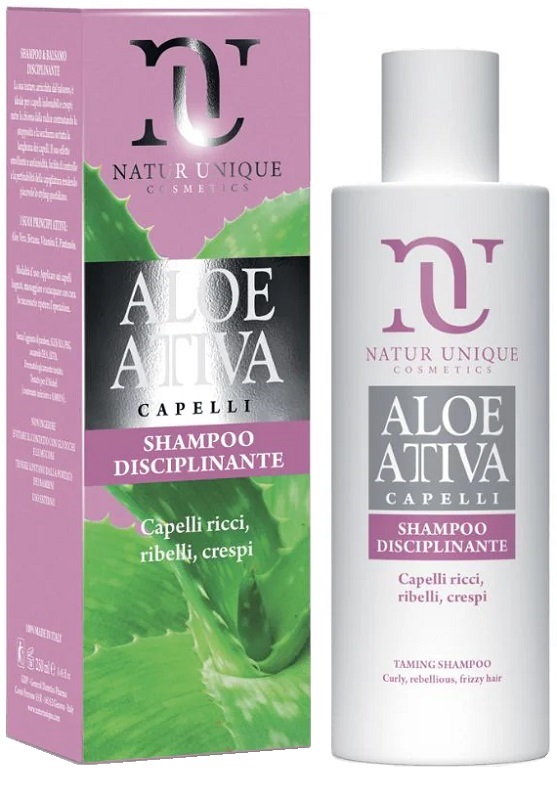 NATUR UNIQUE SHAMPOO ALOE ATTIVA DISCIPLINANTE 250 ML - Pharmaleader
