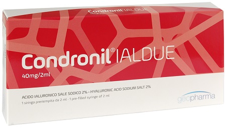 SIRINGA INTRA-ARTICOLARE CONDRONIL IALDUE PRERIEMPITA ACIDO IALURONICO SALE SODICO 40 MG 2 ML - Pharmaleader