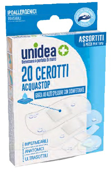 CEROTTO UNIDEA IMPERMEABILE ASSORTITI 20 PEZZI - Pharmaleader