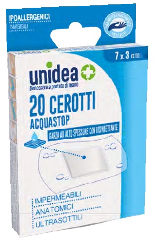 CEROTTO UNIDEA MISURA GRANDE IMPERMEABILE 7X3 CM 20 PEZZI - Pharmaleader