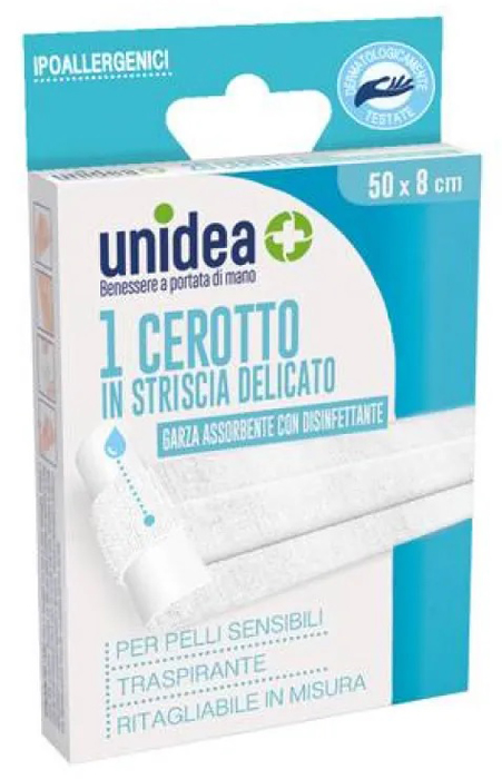 CEROTTO IN STRISCIA UNIDEA TESSUTO NON TESSUTO 50X8 CM - Pharmaleader