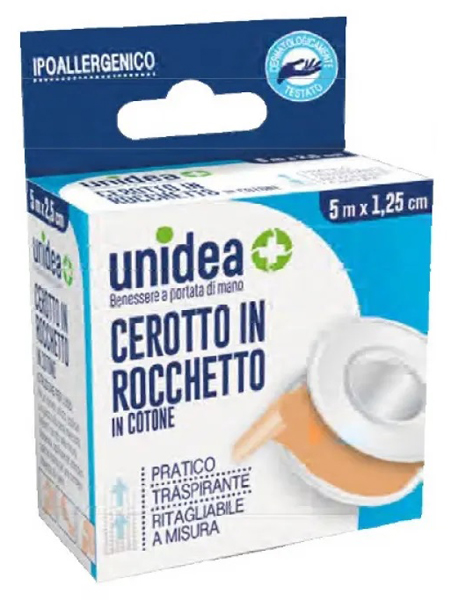 CEROTTO IN ROCCHETTO UNIDEA IN TELA M 5X1,25 CM - Pharmaleader