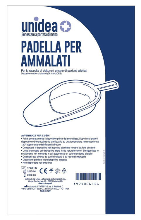 PADELLA PER RACCOLTA URINE UNIDEA DA 800 ML - Pharmaleader