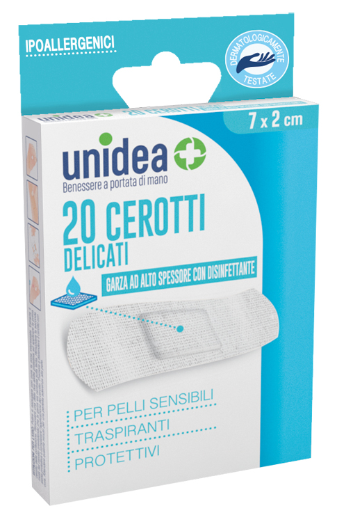 CEROTTO UNIDEA TESSUTO NON TESSUTO MEDI 7X2 CM 20 PEZZI - Pharmaleader