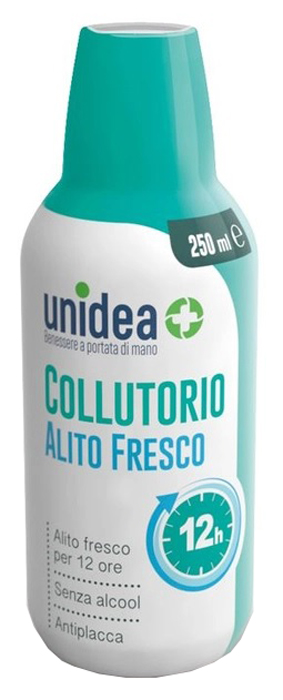 UNIDEA COLLUTORIO ALITO FRESCO 12H 250 ML - Pharmaleader