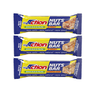 PROACTION NUTS BAR FRUTTI ROSSI 30 G - Pharmaleader