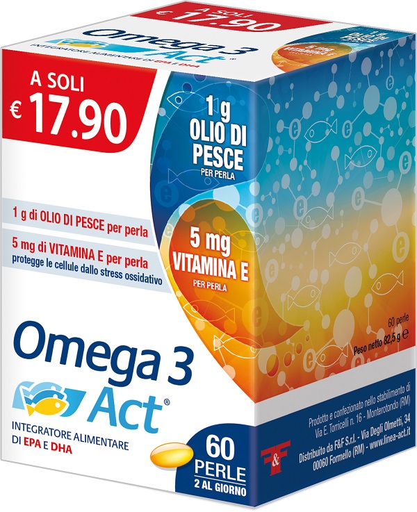 OMEGA 3 ACT 1G 60 PERLE - Pharmaleader