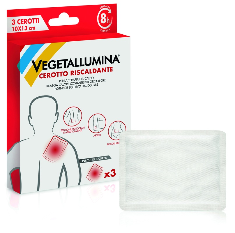 VEGETALLUMINA CEROTTO RISCALDANTE 3 PEZZI - Pharmaleader