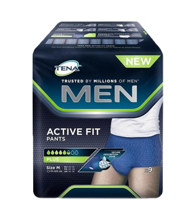 PULL UP UOMO TENA MEN PANTS ACTIVE FIT M 9 PEZZI - Pharmaleader