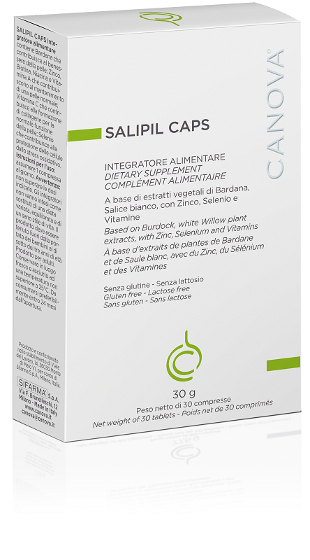 CANOVA SALIPIL CAPS 30 COMPRESSE NUOVA CONFEZIONE - Pharmaleader