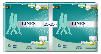 PANNOLONE A MUTANDA LINES SPECIALIST SUPER LARGE 30 PEZZI - Pharmaleader
