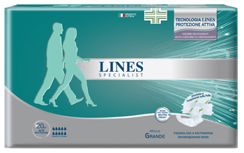 PANNOLONE A MUTANDA LINES SPECIALIST ALTAPROTEZIONE MG 20 PEZZI - Pharmaleader