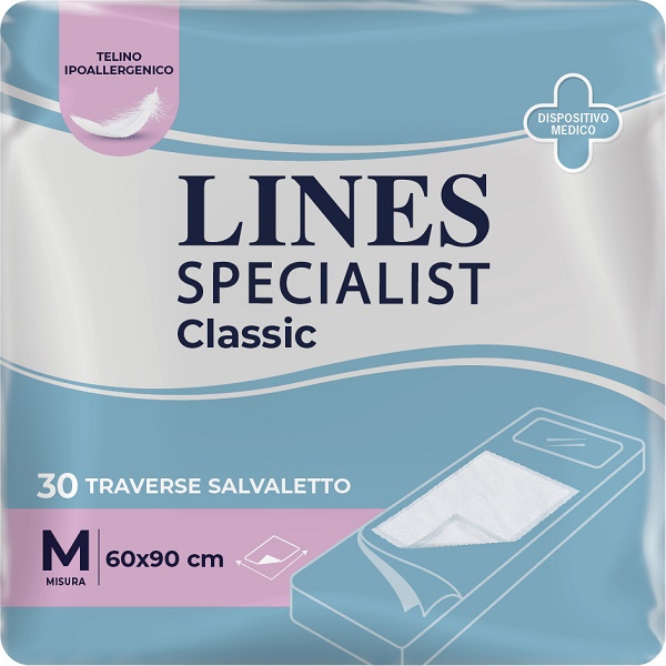 TRAVERSA ASSORBENTE LINES SPECIALIST CLASSIC MISURA 60X90 CM 30 PEZZI - Pharmaleader