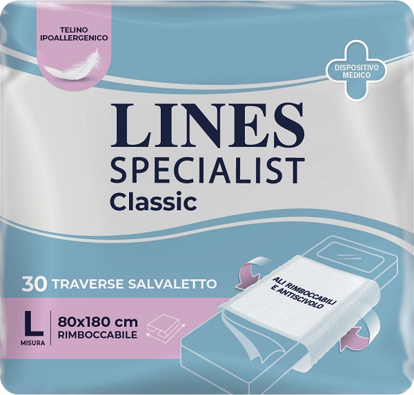 TRAVERSA LINES SPECIALIST CLASSIC 80X180 CM 30 PEZZI - Pharmaleader