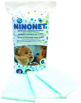 NINONET SPUGNETTA SAPONATA PER BIMBI 6 PEZZI - Pharmaleader