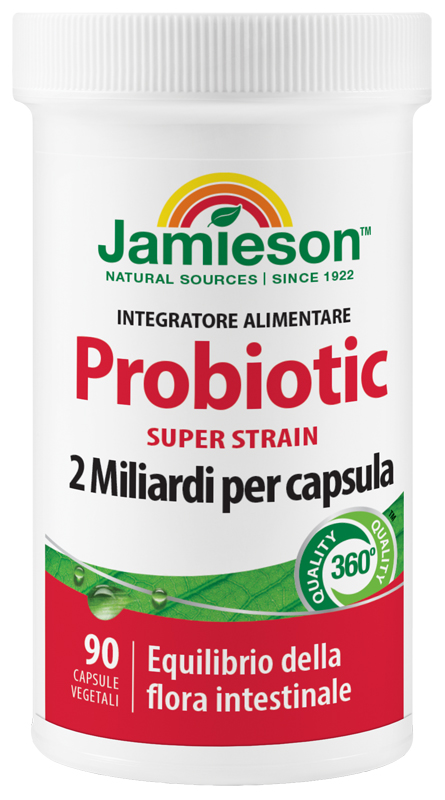 JAMIESON PROBIOTIC SUPER STRAIN 90 CAPSULE VEGETALI - Pharmaleader