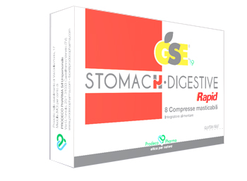 GSE STOMACH DIGESTIVE RAPID 8 COMPRESSE - Pharmaleader