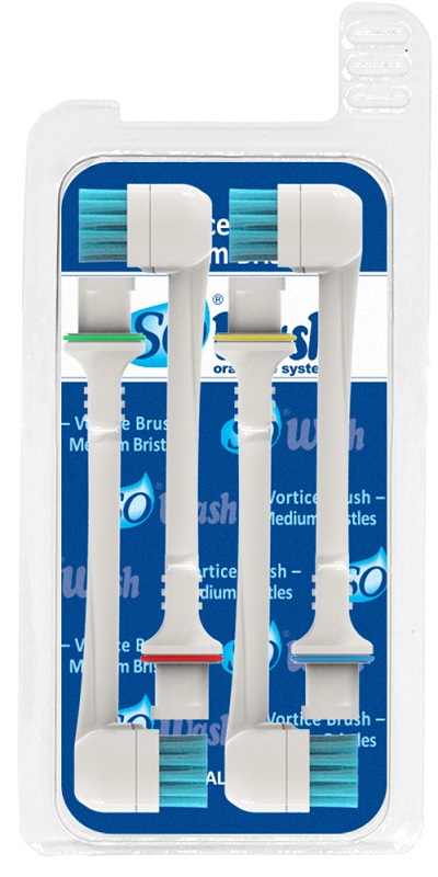 SOWASH VORTICE BRUSH SETOLE MEDIE RICARICA 4 PEZZI - Pharmaleader