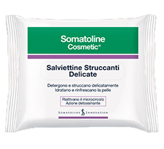 SOMATOLINE COSMETIC VISO SALVIETTE STRUCCANTI OFFERTA SPECIALE 20 PEZZI - Pharmaleader