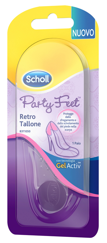 PLANTARE ORTOPEDICO PER RETRO TALLONE PARTY FEET SCHOLL GEL ACTIV 1 PAIO - Pharmaleader