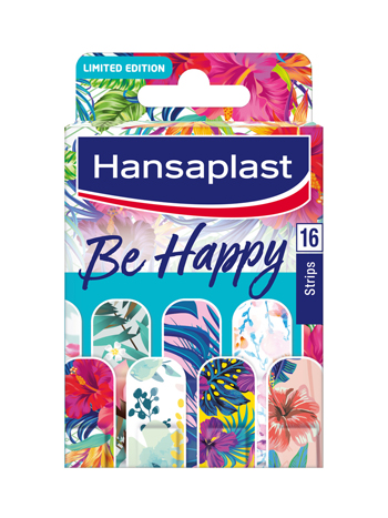 CEROTTO COLORATO HANSAPLAST BE HAPPY 16 PEZZI - Pharmaleader