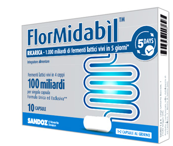 FLORMIDABIL RICARICA 10 CAPSULE - Pharmaleader