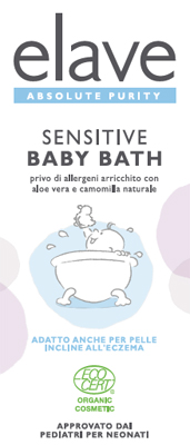 ELAVE BABY BATH DETERGENTE DELICATO CON CAMOMILLA E ALOE VERA BIOLOGICO 400 ML - Pharmaleader