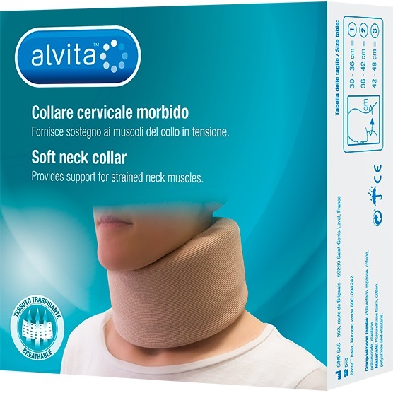COLLARE CERVICALE ALVITA MORBIDO 3 - Pharmaleader
