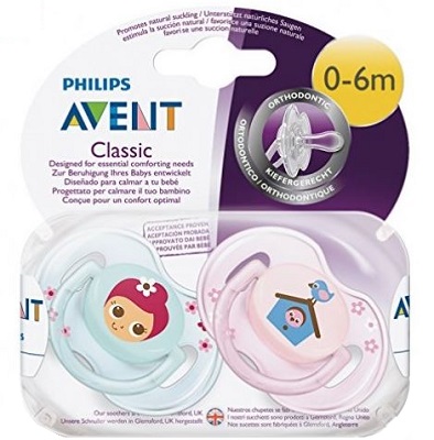 SUCCHIETTO GIARDINI INCANTATI FEMMINA 0-6 MESI 2 PEZZI - Pharmaleader