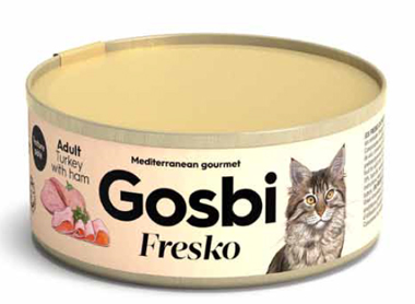 GOSBI FRESKO CAT ADULT TURKEY & HAM 70 G - Pharmaleader