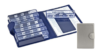 PORTAPILLOLE SETTIMANALE MEDIDOS SILVER APERTURA/CHIUSA IN VELCRO 10,5X15,5X2,5 CM - Pharmaleader