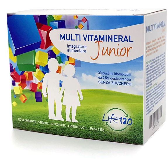 MULTI VITAMINERAL JUNIOR 30 BUSTINE - Pharmaleader