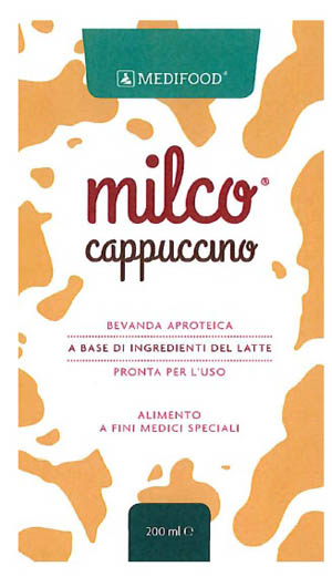 MEDIFOOD MILCO BEVANDA APROTEICA CAPPUCCINO 6 X 200 ML - Pharmaleader
