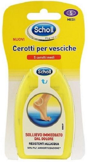 SCHOLL CEROTTI PER VESCICHE MEDIO 5 PEZZI - Pharmaleader
