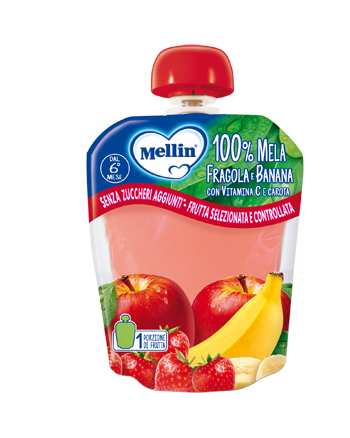 MELLIN POUCH MELA/FRAGOLA/BANANA 90 G - Pharmaleader