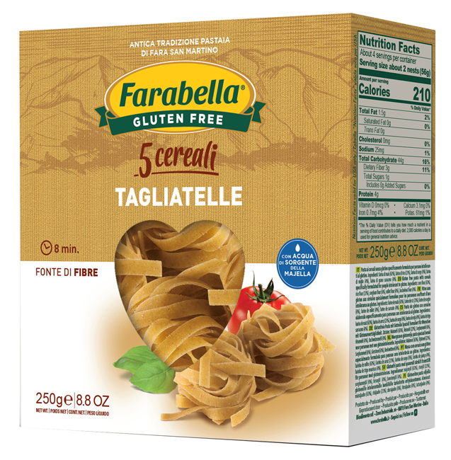 FARABELLA TAGLIATELLE AI 5 CEREALI 250 G - Pharmaleader