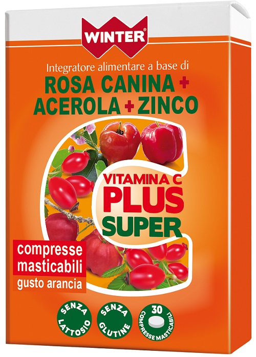 WINTER VITAMINA C PLUS SUPER  + ZINCO 30 COMPRESSE MASTICABILI - Pharmaleader